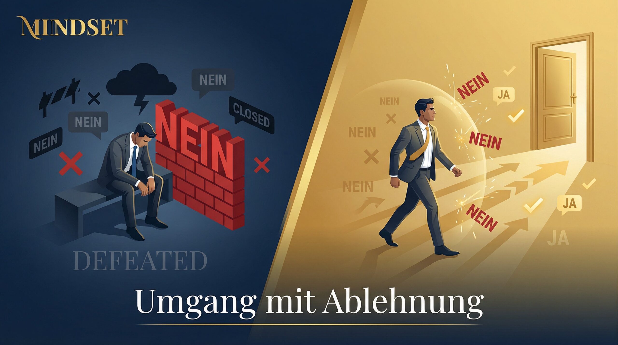 Umgang mit Ablehnung