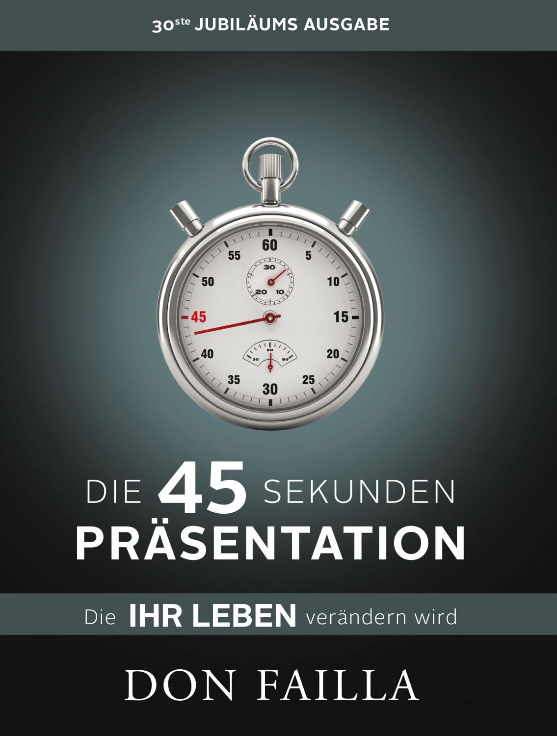 Die 45-Sekunden Präsentation